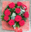 BOU2003-2.5 Un message avec des roses rouge